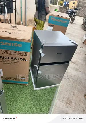 87l Hisense Double Door Fridge Ref-120dr
