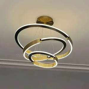 Modern Led Ring Chandelier 3-Ring Led Pendant Light.
