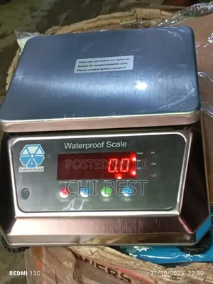 Water Proof Scale 3kg X 0.1g/15kg X 0.5g/40kg X 1g Ip 68 Rate
