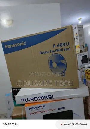 Sturdy Panasonic F-409u Electric Wall Fan