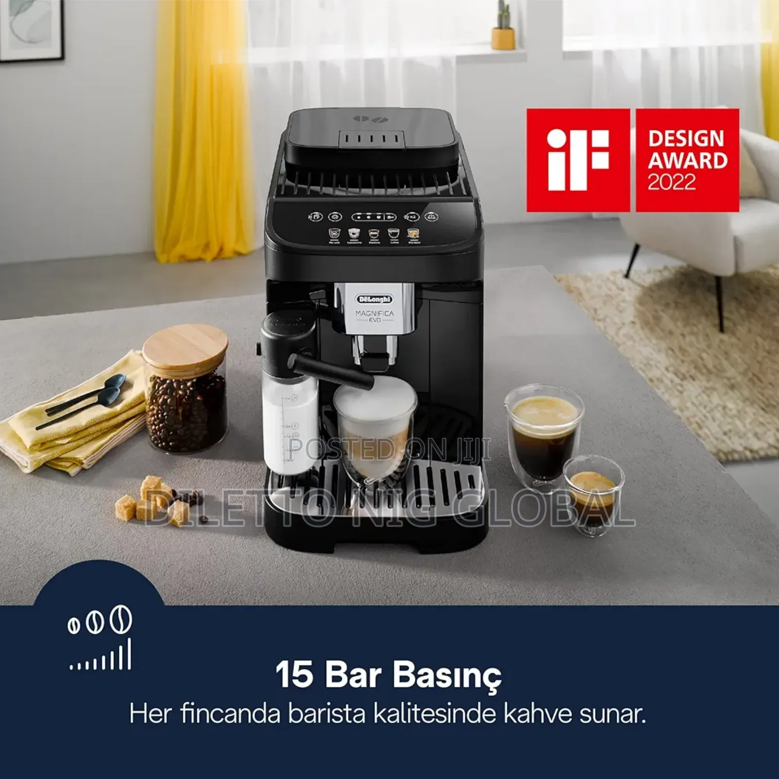 De'longhi Bean to Cup Coffee Automatic Machine Magnifica Evo