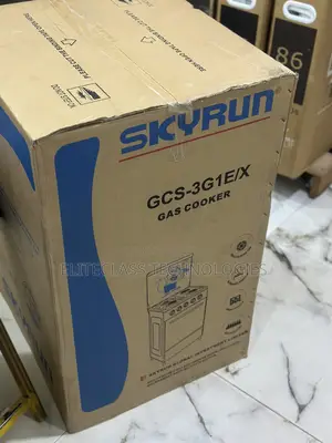 Skyrun Gas Cooker With One Electric Plate (Gcs-3g1e/X)