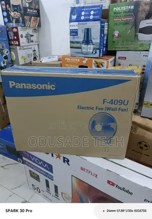 Panasonic F-409u Electric Wall Fan Version