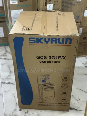 Skyrun 3 Gas Burner Cooker With Electric Hotplate (Gcs-3g1e/X)