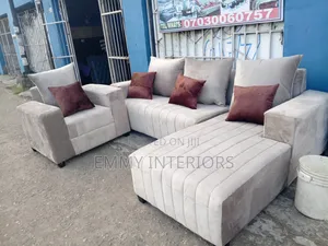 Quality Living Room L Shaped Fabric Sofa It's Available