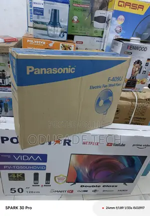 Wall-Mounted Panasonic F-409u Fan in Good Form