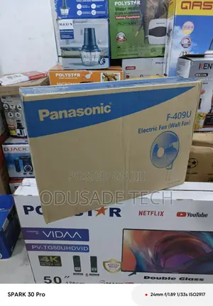 Panasonic F-409u Fan With Gentle Air Movement