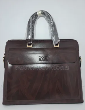 Mont Blanc Leather Bag For Office Use