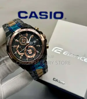 Ediface Casio Quality Luxury Men Water Resistance Wristwatch