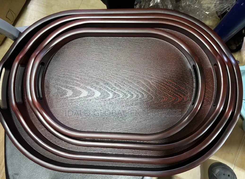 Red Copper Oval/Rectangular Tray