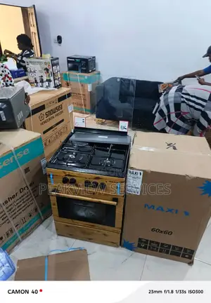 Maxi 3 Gas + 1 Electric Cooker – Stylish Finish