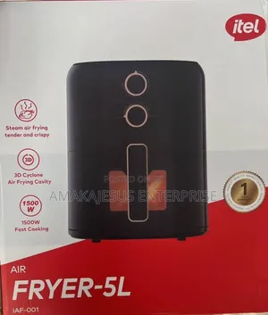 Itel Itel 5l Temperature Control Oil-Free Air Fryer (Iaf-001)