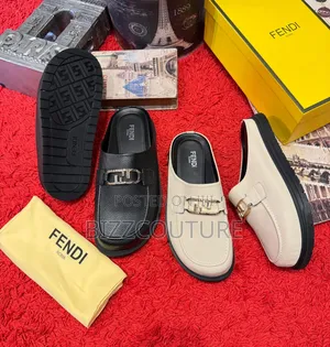 Original Fendi Half Shoes Available in Store