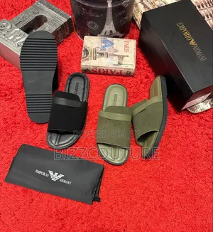 Original Emporio Armani Slippers Available in Store