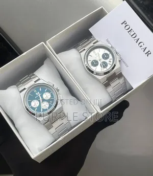 Poedagar Chronograph . Steel-Watch-for-Men 