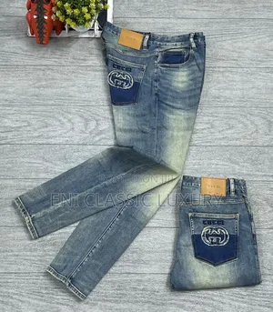 Premium Quality Luxury Men's Jeans Gucci Well Banded Package