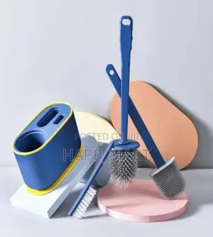 3-in-1 Silicone Toilet Brush Set