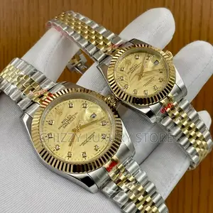 Rolex Quality Luxury Couples Set Chain Strap Wristwatch