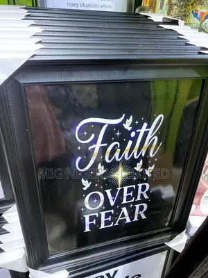 Wall Artwork Wooden Frame Words Quote 20x24