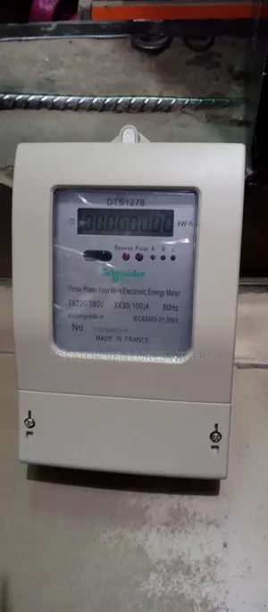 Meter Prepaid 3 Phase With Card, for House Use ,Estate,Hostel,School
