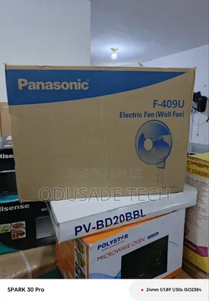 Panasonic F-409u Wall Fan—Ready For Use