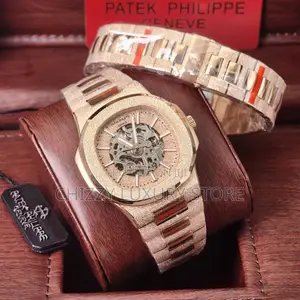 Patek Philippe Quality Luxury Chronograph Chain Strap Wristwatch