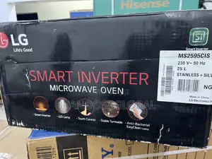 Lg Microwave 25l Smart Inverter Led Displaylamp 1000w (Ms2595cis)