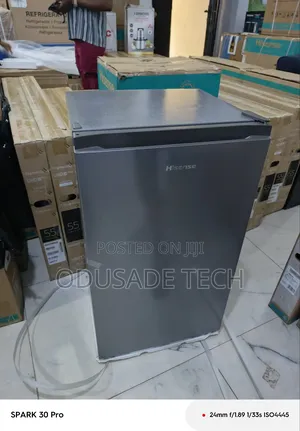 Single Door 90o Silver Hisense Refrigerator