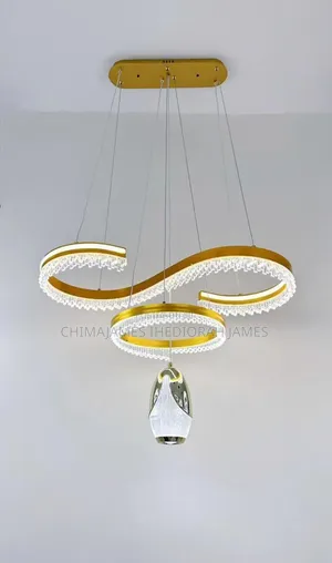 White Led Pendant Lamp for Living Room Dining Room Bedroom Kitchen