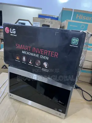 Lg 25l Inverter Microwave Ms2595cis With Sleek Silver Finish