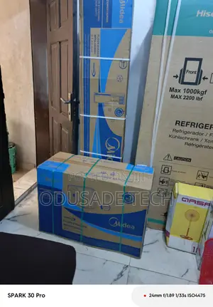 2hp Midea Vertical Cooling Unit Featuring Included Install Kits