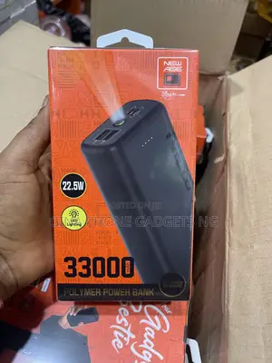 Power Bank With (Torch Light) New Age 33000mah 22.5w
