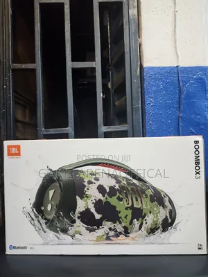 Heavy-Duty JBL Boombox 3 | 180w Stereo Sound | Bluetooth 5.3