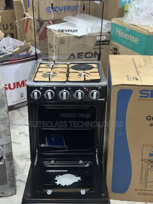 Efficient Skyrun 3+1 Stainless Gas Cooker (Gcs-3g1e/X)