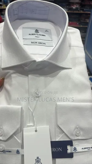 Alberto Roma Shirts White 4 Men