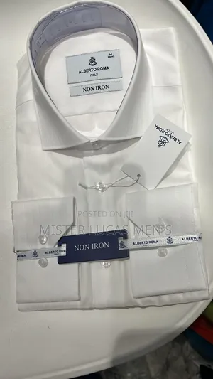 Alberto Roma Shirts White 4 Men
