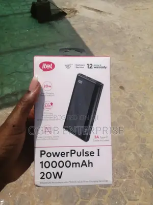 Itel 10000mah Powerpulse 1 20w Powerbank