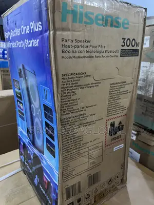 Hisense 2.0 Aud110hp Party Speaker With Mic Dual Channel Output