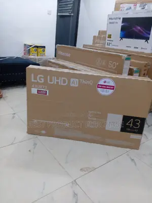 Sealed Lg 43 Inch Smart Tv - 2 Years Official Lg Warranty