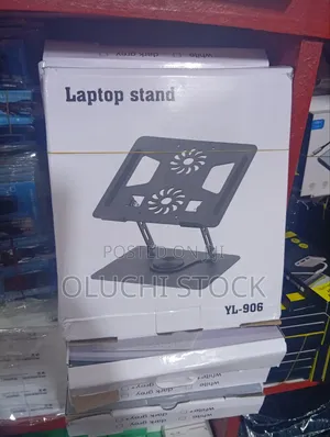 Laptop Stand Metal Rotation With Fan