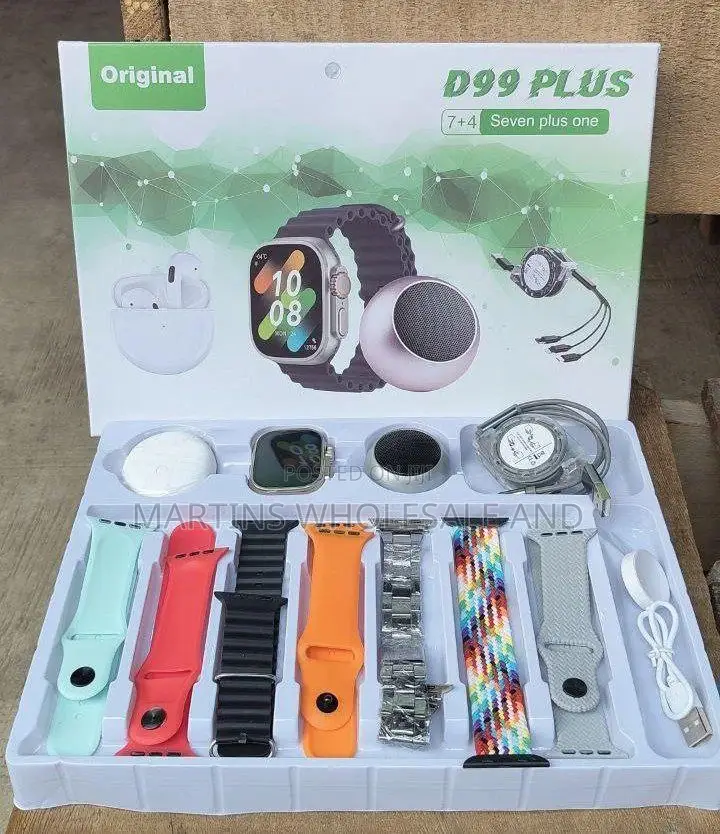 D99 Plus Smartwatch Set
