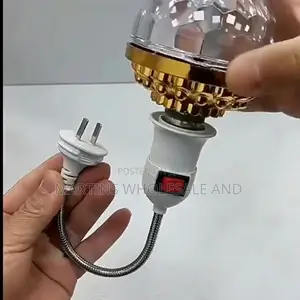 Generic Magic Disco Ball Rotating Lamp With a Holder