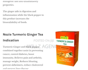 Nozie Teas for Treatment Prevention of Different Ailment