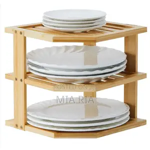 Bamboo Plate Rack