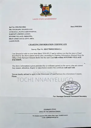 Secure Land In Ibeju Lekki With C Of O