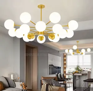 Multi Magic Bean Glass Ball Chandelier Light