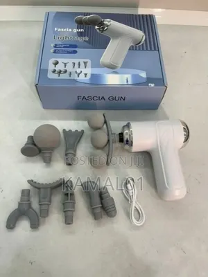 Blue Idea Massager Gun For Body Pain Relief,9 Adjustable Head