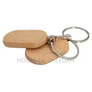 12pcs Blank Wooden Keychains (Key Holder)