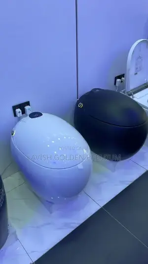 White and Black Smart Sensor Wc