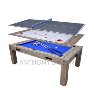 6fit 4in1 Snooker Table, Snooker,Electric Air Hockey Game,Table Tennis